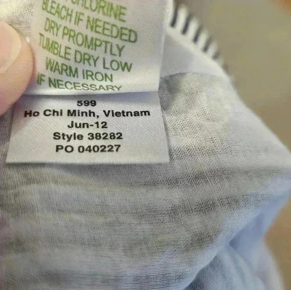 Lilly Pulitzer Nautical Striped Popover Long Sleeve Shirt Dress - Picture 11 of 11